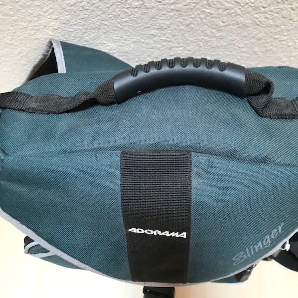 Adorama Sling Camera Bag. Large, W/ waist and sling strap. Multiple pockets, NEW